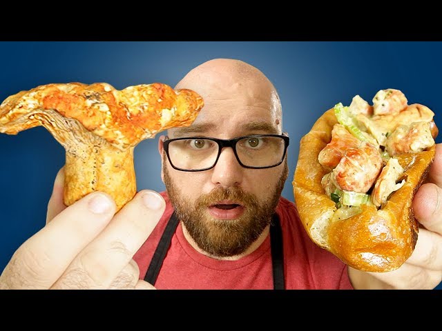 This MUSHROOM Tastes Just Like LOBSTER - Lets make a Mushroom Lobster Roll!