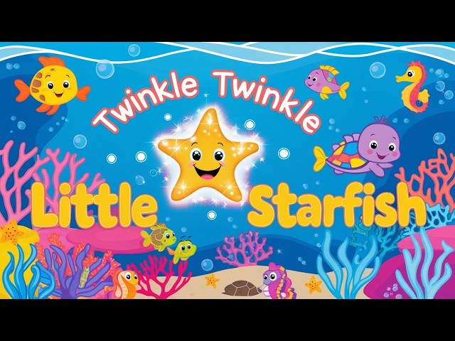 Twinkle Twinkle Little Starfish 🌟 | Fun & Educational Ocean Song for Kids | @Yo-Yo-Kids