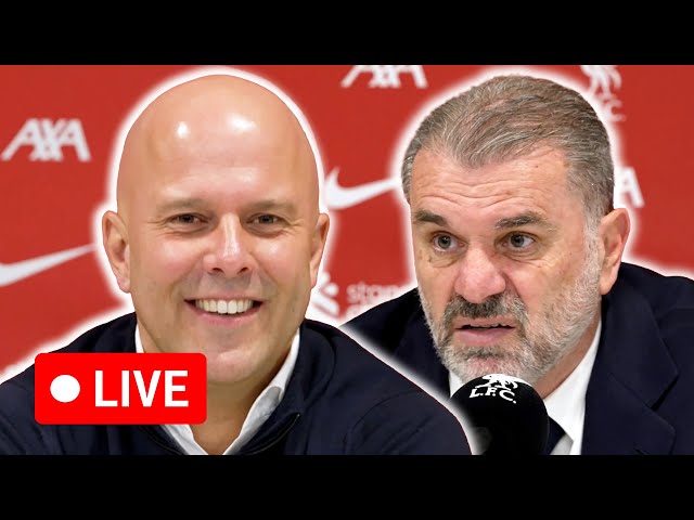 🔴 LIVE | Arne Slot, Ange Postecoglou post-match press conference | Liverpool 4-0 Tottenham (Agg 4-1)