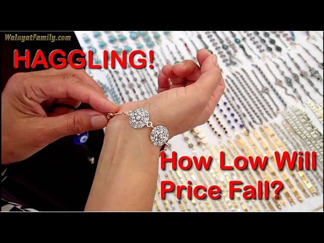 Haggling in Turkey Bazaar - Knocking Jewelry Prices Down! - Fethiye Tuesday Market