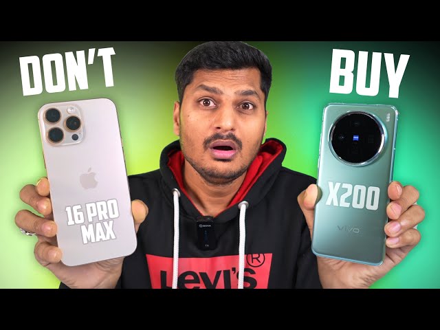 vivo X200 Vs iPhone 16 Pro Max Comparison: Real Life Camera Test 🤯