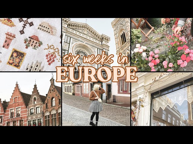 Our DREAM 6-Week Europe Trip! (Itinerary, Fabric Shops, Highlights etc..)