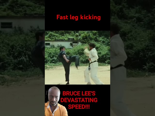 Bruce Lee's Legendary Kicks: Mastering the Art of Speed and Power #martialart #karate #kungfu #fight