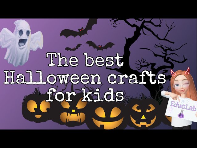 Halloween Art and Craft ideas for Kids. Easy and cool Halloween DIY for Children. Part 1