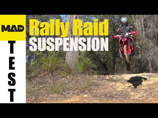 Honda CRF 300 L Rally  - Rally Raid Suspension Test - Long term bike build Episode 6