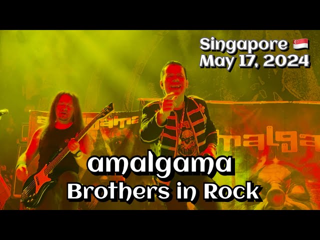 amalgama - Brothers in Rock @SCAPE, Singapore 🇸🇬 May 17, 2024 LIVE HDR 4K