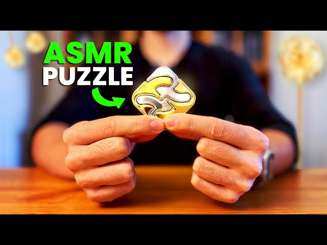 ASMR Solving this Satisfying CLICKY Metal Puzzle 😴 (No Talking)