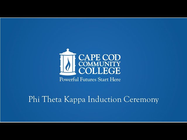 Spring 2022 Phi Theta Kappa Induction Ceremony