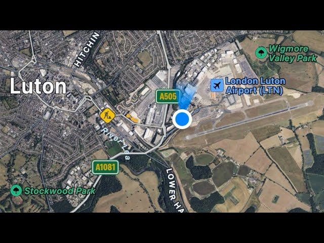 ✈️ A night in Luton and a walk around the airport