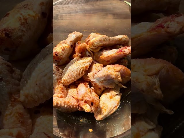 Air Fryer BangBang Crispy Chicken Wings #airfryer #airfryerrecipes #airfryercooking