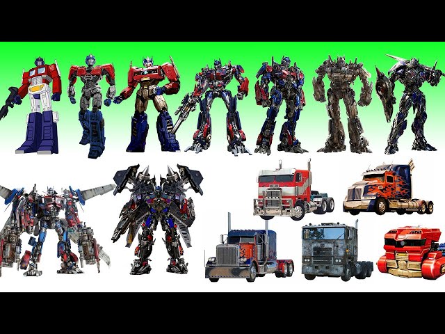 OPTIMUS PRIME in Movies: All Modes & Transformations (TRANSFORMERS ONE Update)