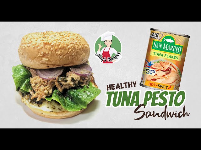 TUNA PESTO SANDWICH | TUNA PESTO SANDWICH