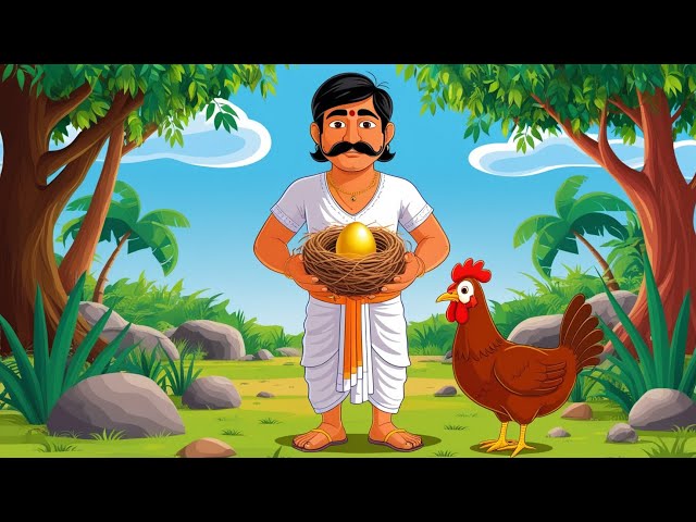 Hindi Story | Murgi & Golden Egg | Hindi Kahani | Moral Story | Urdu Story | Cartoon Story