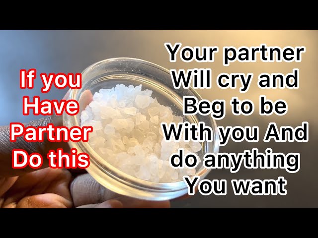 Use salt to make your partner falling deeply in love with you non stop and distance is not a barrier