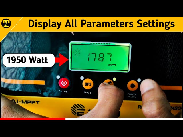 Eapro Tron 3200 All Display Parameters Settings