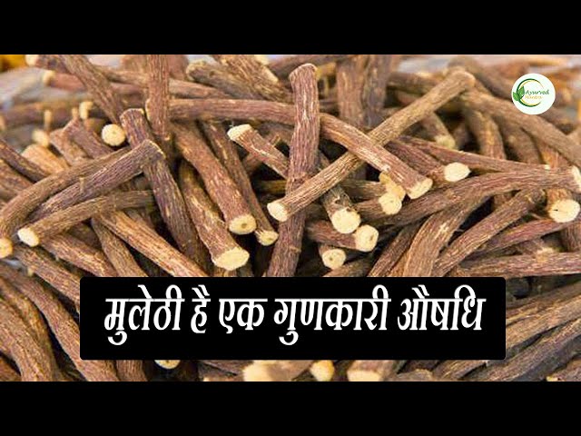 मुलेठी है एक गुणकारी औषधि | Benefits Of Mulethi #AyurvedMantra #Liquorice #HealthTips #mulethi