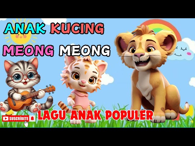 Anak Kucing Meong-Meong - BALONKU - DELMAN - Lagu Anak Anak - Lagu Anak Indonesia Populer @ZhetaKids