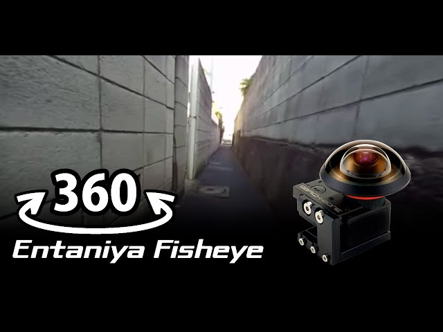 360 VR：Walking front view：Entaniya Fisheye 280