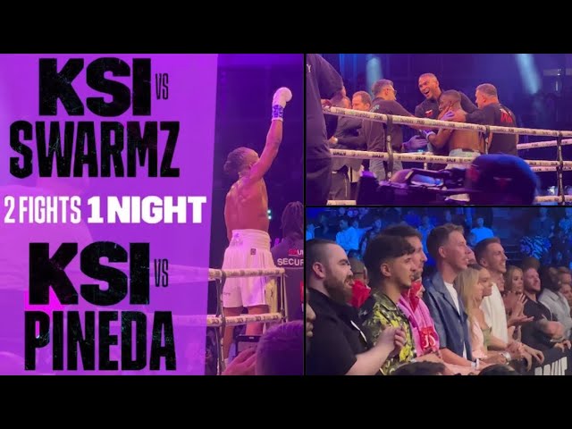 KSI VS SWARMZ & PINEDA | BOXING EVENT | THE O2 LONDON | RINGSIDE EXPERIENCE | FT THE SIDEMEN & DEJI