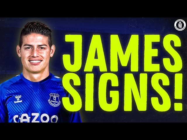 James Rodriguez Signs For Everton