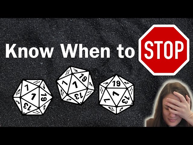 The Rare but Powerful Tabletop RPG Technique: Knowing When to Back Down