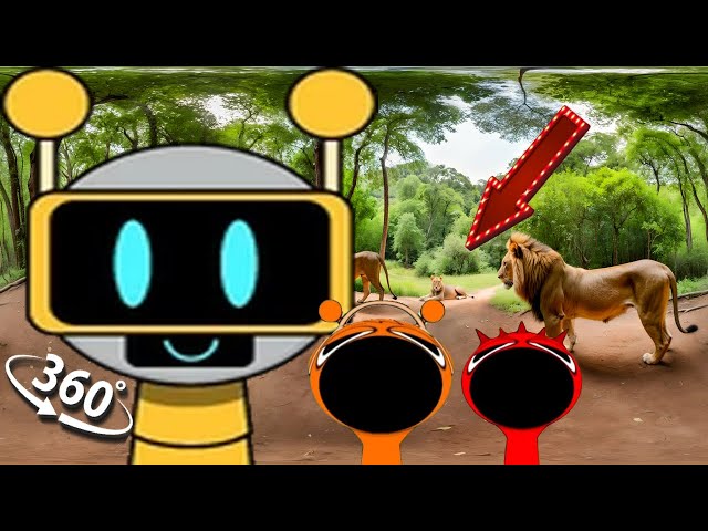 Singing Incredibox Sprunki  Hooray  I Found Incredibox Sprunki Fun Bot in this picture in 360° VR