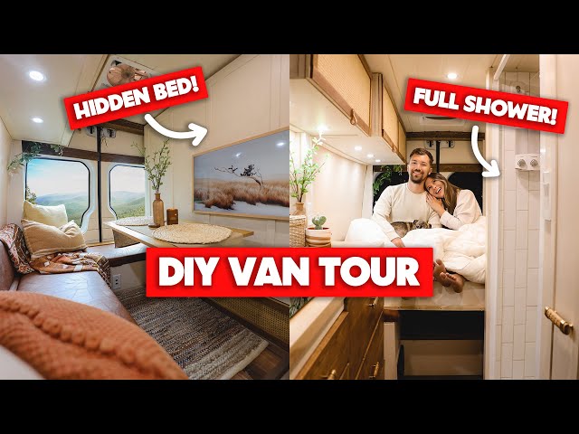 ULTIMATE VAN TOUR! FULL BATHROOM and AMAZING MURPHY BED