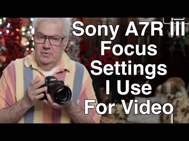 My Sony A7R III Face Detection Camera Settings