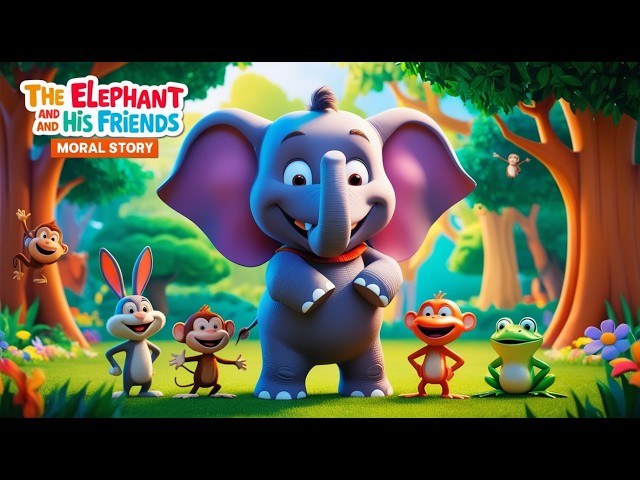 "The Elephant and His Friends | Moral Story for Kids"