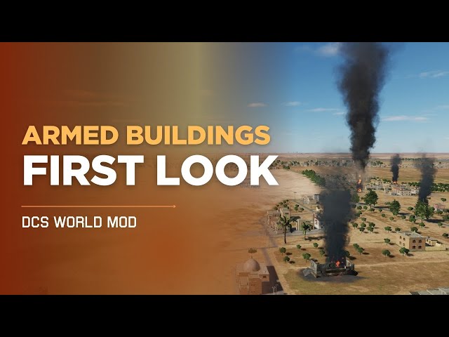 DCS Armed Buildings Asset Pack - First Look