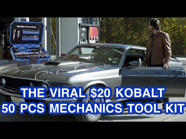 Kobalt 50-Piece Mechanics Tool Set & EDC Kit for Your Vehicle