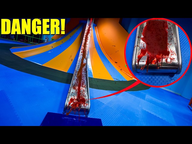 IF YOU SEE BLOOD AT AN INDOOR PLAYGROUND, RUN! (It's not SAFE)