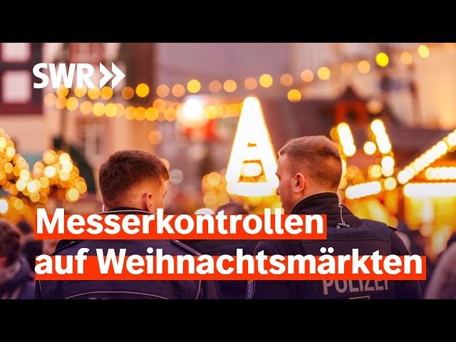 Messerverbot – Sind Weihnachtsmärkte in RLP sicher? | Zur Sache! Rheinland-Pfalz