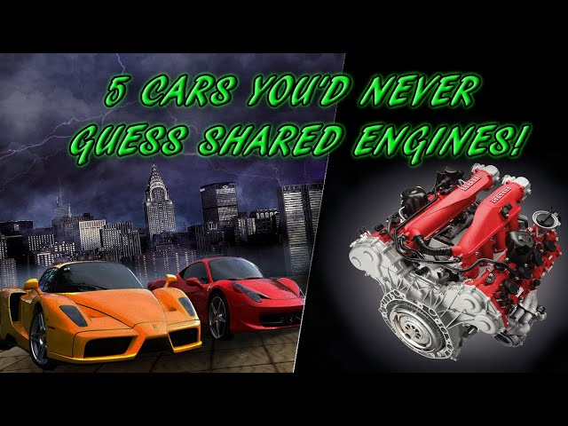 5 Cars You'd Never Guess Shared Engines! Koenigsegg! Lotus! Nissan! Noble! Donkervoort!