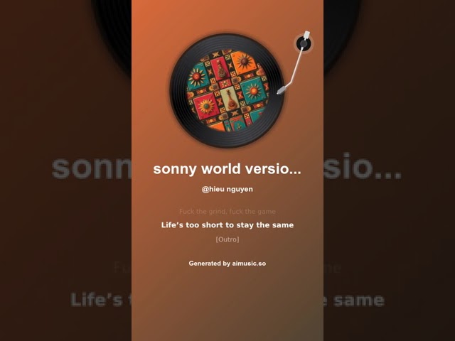 sonny world version 3 number 2