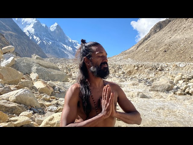 Yoga Meditation at Ganga Source - ancient roots of India