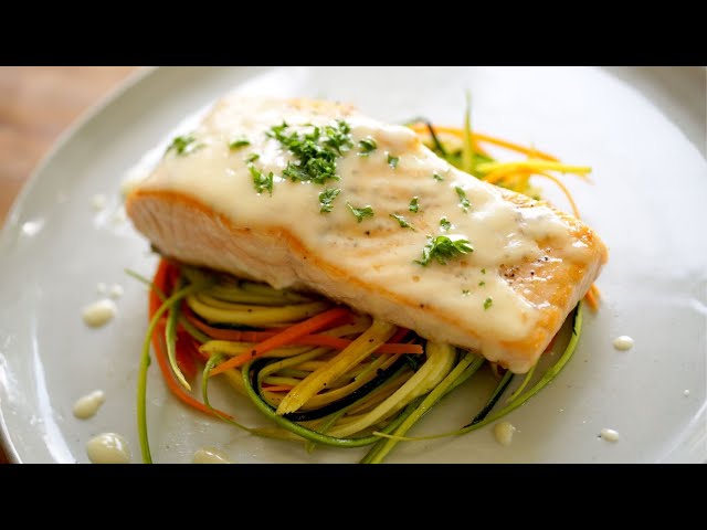 Pan Seared Salmon Recipe with Beurre Blanc Sauce