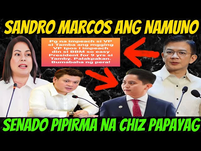 SANDRO ANG PASIMUNO ESCUDERO PIPIRMA NA VP SARAH IMPEACH-MENT❗️