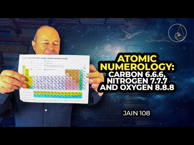 ATOMIC NUMEROLOGY: Carbon 6 6 6, Nitrogen 7 7 7 and Oxygen 8 8 8