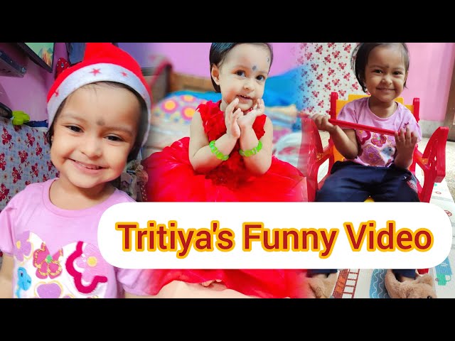 Cute baby Tritiya's funny comedy shorts video🤣😂😀 #funny  #funnyshorts  #funnyvideo #comedy #cutebaby