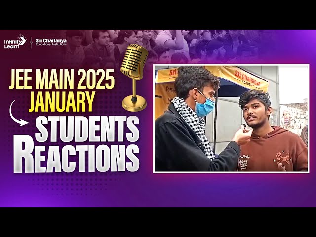 Student Reactions & Insights on the 22nd January Paper | JEE Main 2025 Shift 1 Review | #jeeexam