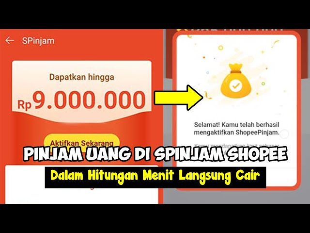 Cara Pinjam Uang Di shopee | hutang shopee cara mengajukan pinjaman di shopee