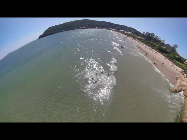 Video 360 graus Praia da Lagoinha Florianópolis Brasil Gopro Fusion mounted on a DJI Mavic Pro