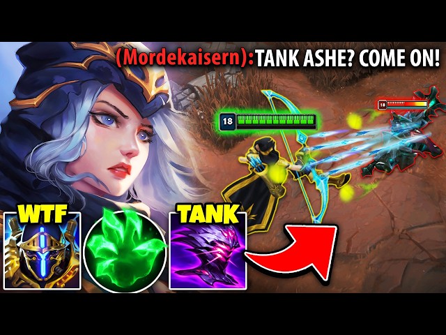 I invented a new TANK ASHE build and it's 100% genius... (FRONT LINE MARKSMAN)