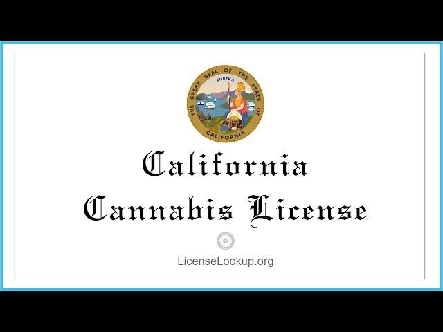 California Cannabis License - - What You need to get started #license #California