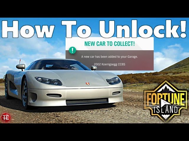 Forza Horizon 4: FORTUNE ISLAND Part 6: How To Unlock The Koenigsegg CC8S!!