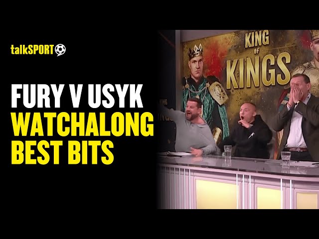 USYK BEATS FURY HIGHLIGHTS 🏆🥊 talkSPORT Boxing Watchalong BEST BITS As Usyk Becomes Undisputed Champ