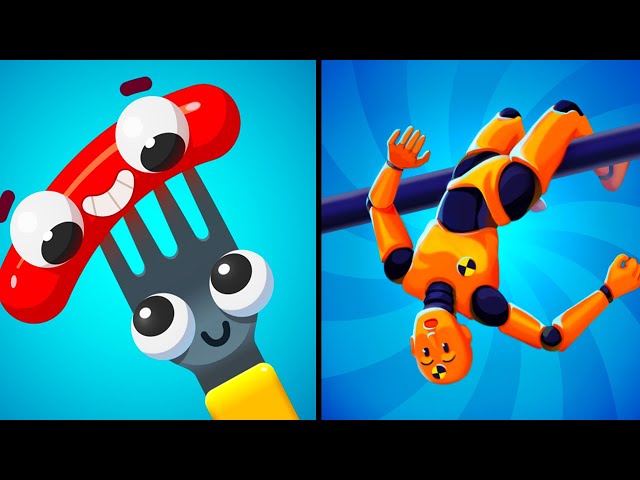 Fork N Sausage VS Rag Doll Break - All Max Levels Game Walkthrough   Gameplay Android &iOS