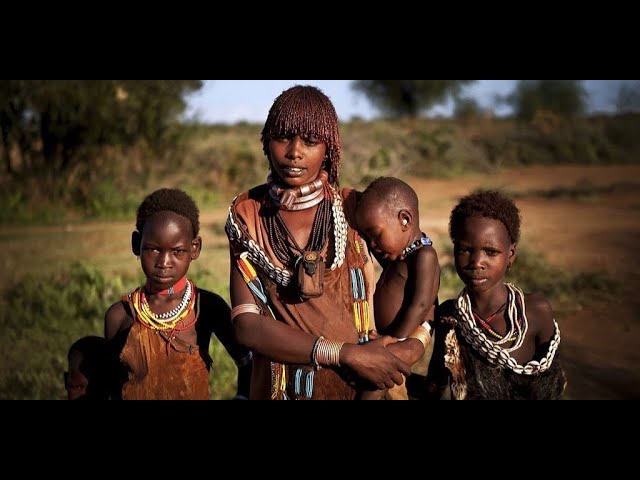 ETHIOPIA; KARO TRIBE JINKA/ETHIOPIA WHO WEARS NO CLOTHES 🇪🇹 ~228