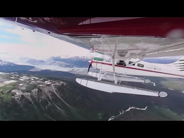 360° Floatplane Journey to Crystal Lake in BC, Canada